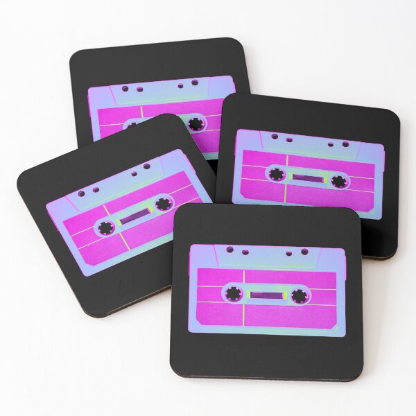 Item preview, Rad Pink Retro Music Cassette Orange and Grey Photograph designed and sold by Memes N Lore .