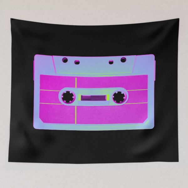 Item preview, Rad Pink Retro Music Cassette Orange and Grey Photograph designed and sold by Memes N Lore .