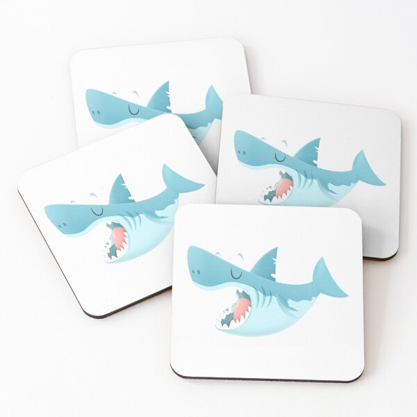 Item preview, Cute Cartoon Shark 6 designed and sold by mcraft studio.