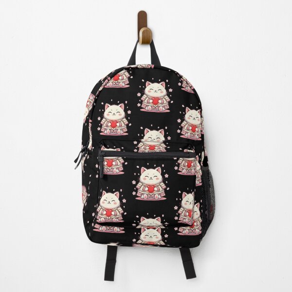 Item preview, Cute Samurai Cat Valentine Love Japanese designed and sold by Dear-Blue.