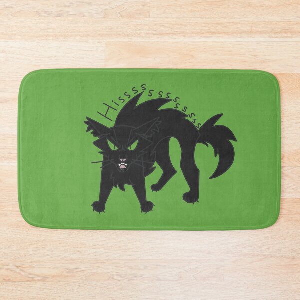 Item preview, Hiss Kitty Hissy Fit Black Cat designed and sold by pinkpawsdraws.