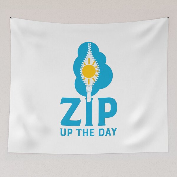 Item preview, Zip Up The Day – Cloud Sunshine  designed and sold by Dazzle-Sizzle.