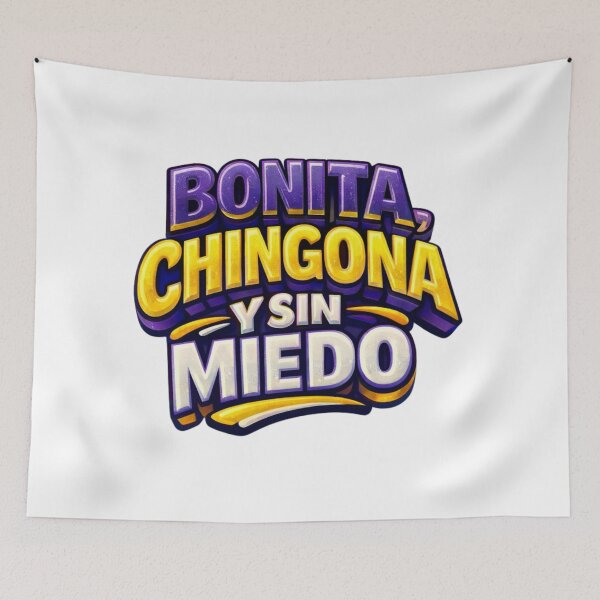 Item preview, Bonita, Chingona, Sin Miedo designed and sold by RootedVibeLife, LLC.