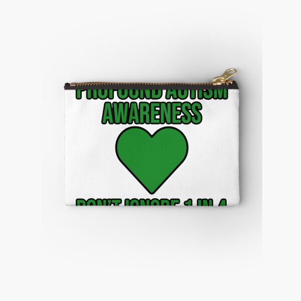Item preview, Profound autism awareness 1 in 4 heart designed and sold by shaybosh.