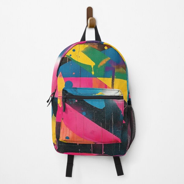 Item preview, Abstract Graffiti Wall Art Neon Street Style Print Modern Wall Decor designed and sold by PhantomPaper.