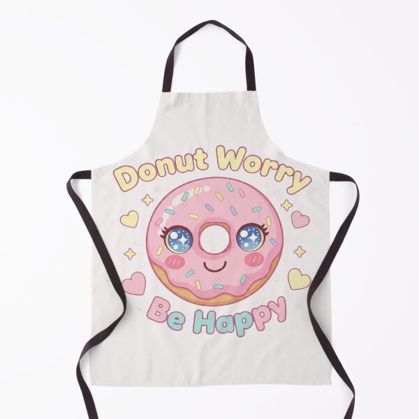 Item preview, Donut Worry Be Happy Cute Kawaii Donut Gift designed and sold by DreamsMRC.