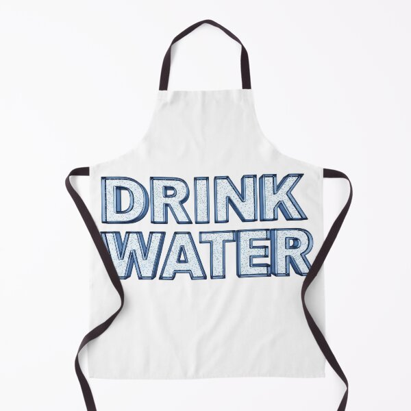 Item preview, Drink water – Minimalist Liquid Typography sign designed and sold by stereonut.