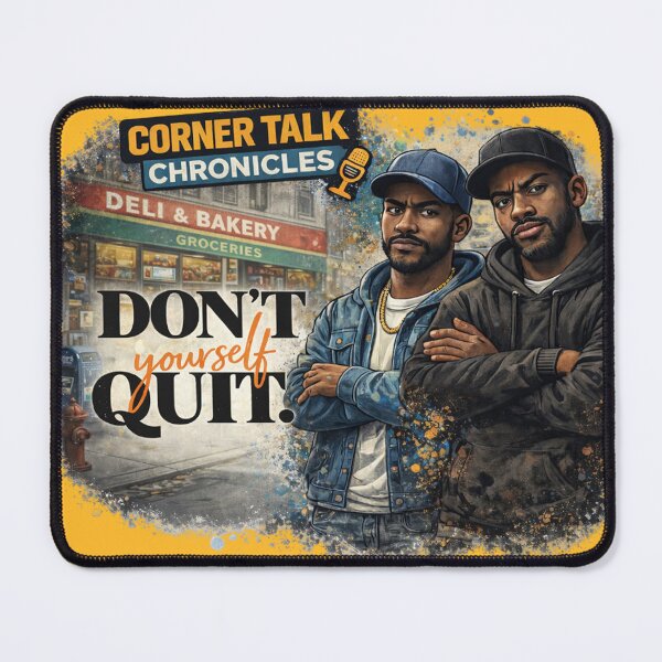 Item preview, Corner Talk Chronicles-Don't Quit Yourself designed and sold by Raised Different.