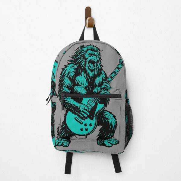 Item preview, Bigfoot Rock Guitarist – Sasquatch Shredding An Electric Guitar Art designed and sold by WilderRoads.