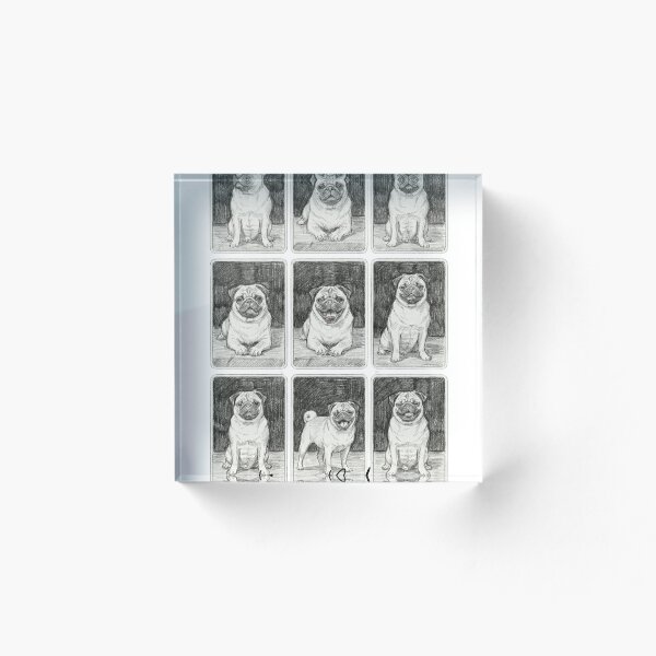 Item preview, Baby Pugs Poses designed and sold by Kim_Graphic-Design.