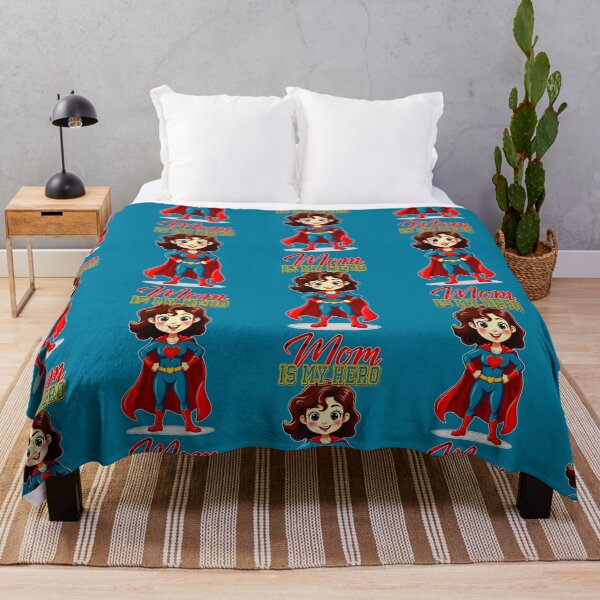 Item preview, Mom Is My Hero – Cute Supermom Character designed and sold by Topoartispp.