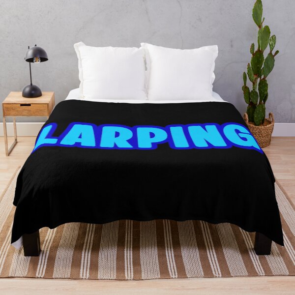Item preview, Larping, Blue Outline Bold Meme Quotes designed and sold by Memes N Lore .