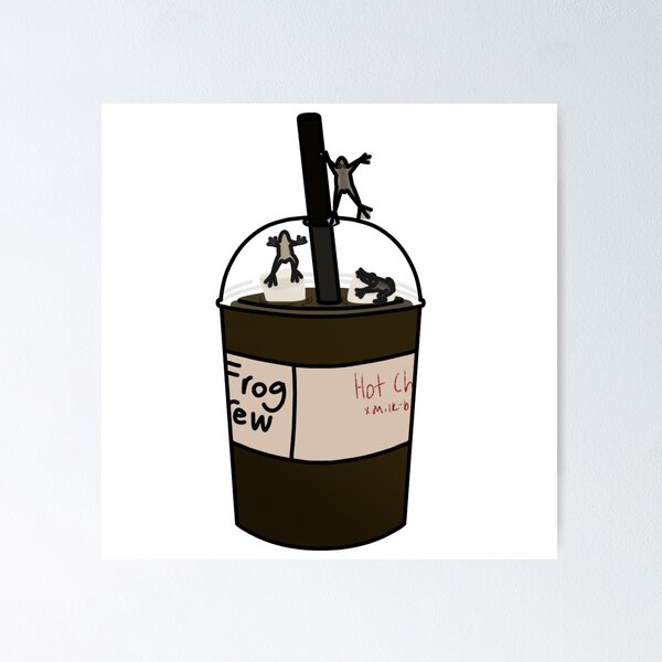 Item preview, African Dwarf Frog Hot Chocolate designed and sold by ceolsonart.