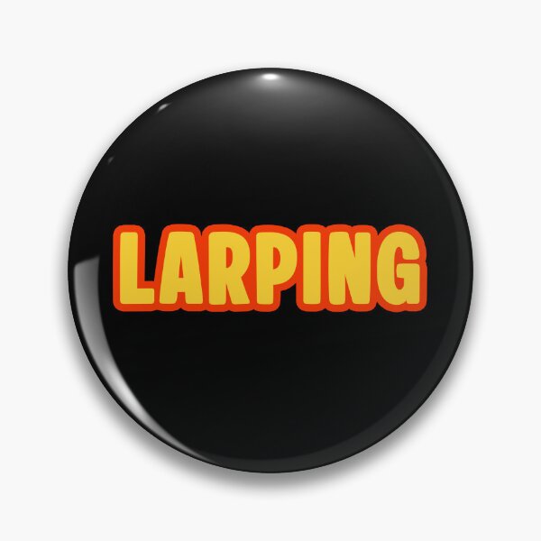 Item preview, Larping, Orange Outline Bold Meme Quotes designed and sold by Memes N Lore .