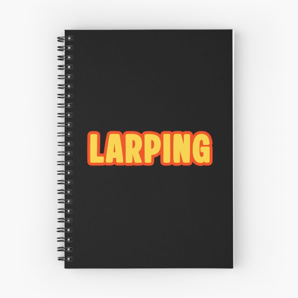 Item preview, Larping, Orange Outline Bold Meme Quotes designed and sold by Memes N Lore .