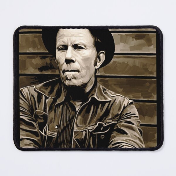 Item preview, Tom Waits Rustic Americana Portrait Folk Blues Music Artwork Tribute designed and sold by wacdedeza.
