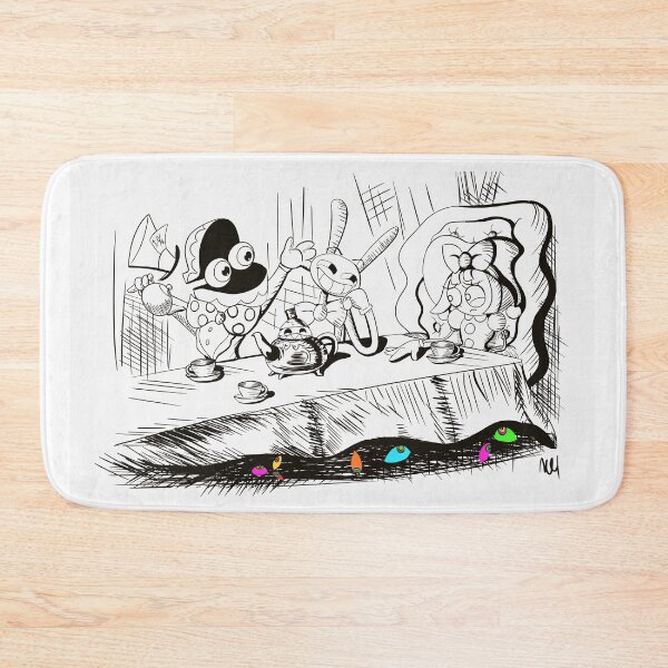 Item preview, Digital Tea Party (Black and White) designed and sold by CaptainBuzzy.