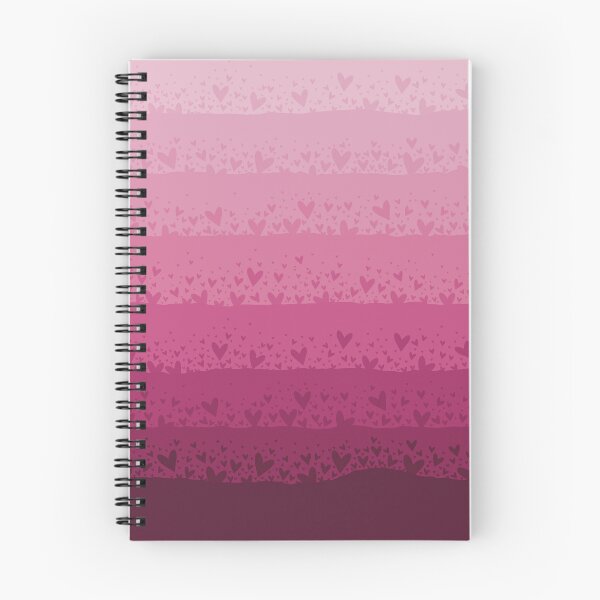 Item preview, Pink and Burgundy Heart Gradient designed and sold by FarFetchedFox.