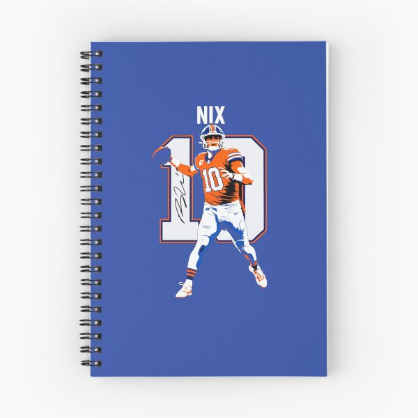 Item preview, Bo Nix Denver #10 Football Art designed and sold by TheArtOfCar.