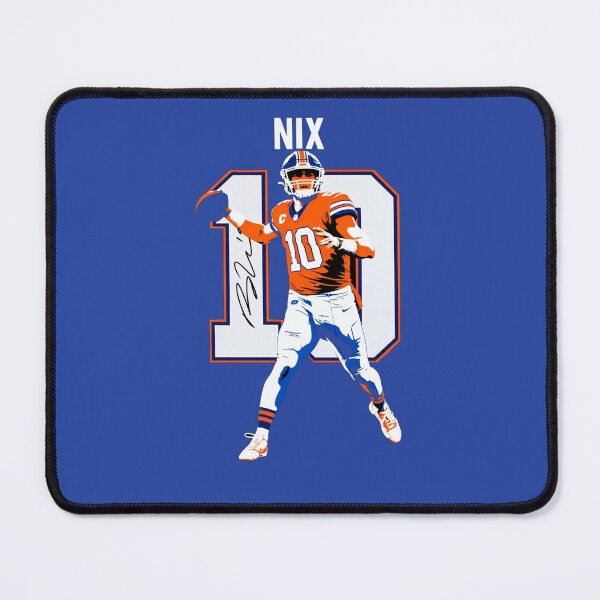 Item preview, Bo Nix Denver #10 Football Art designed and sold by TheArtOfCar.