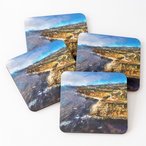 Item preview, Lighthouse Over Rugged California Coastal Cliffs designed and sold by CMi-Designs.
