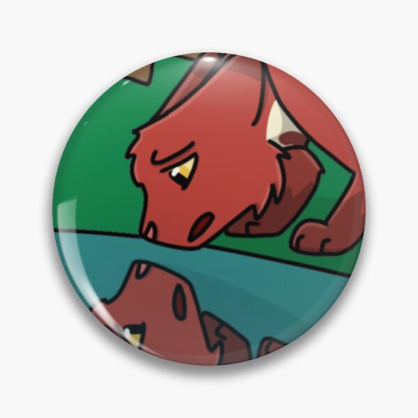 Item preview, Alderheart looking at his reflection designed and sold by ceolsonart.