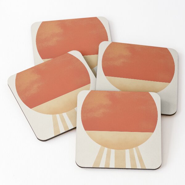 Item preview, Minimalist Sun Landscape Print Modern Abstract Nature Wall Art designed and sold by PhantomPaper.