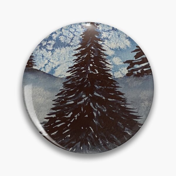 Item preview, Snow With Three Trees designed and sold by Lisa Neuman Watercolors.