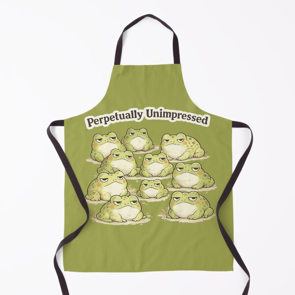 Item preview, Perpetually Unimpressed – Grumpy Frogs designed and sold by HoloInverse.