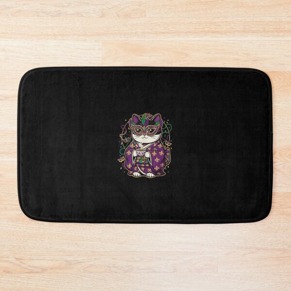 Item preview, Japanese Cat Mardi Gras Mask Anime Ukiyo-e Festival Art designed and sold by Desdenhoshell.