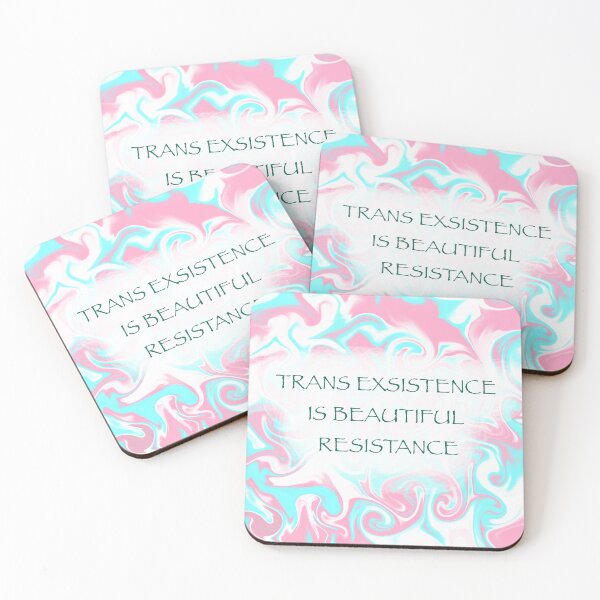 Item preview, Trans Existence is Beautiful Resistance (transgender pride) designed and sold by artist-wanna-be.