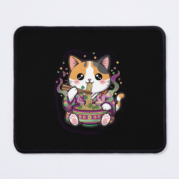 Item preview, Japanese Cat Mardi Gras Ramen Kimono Kawaii Festival Art designed and sold by Desdenhoshell.