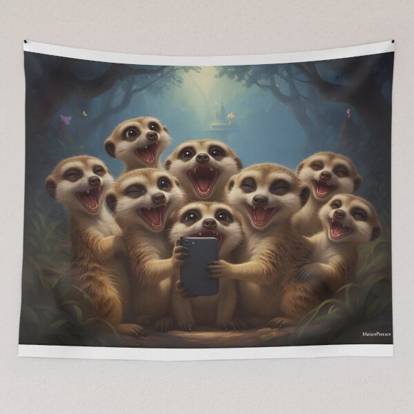 Item preview, Meerkat Fun With a Dropped Cellphone designed and sold by MatureProcure.