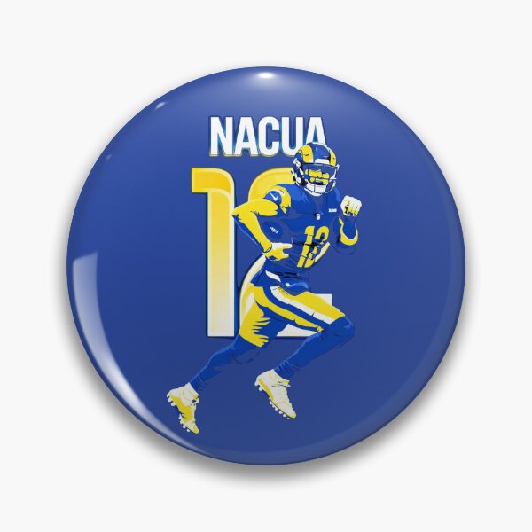 Item preview, Puka Nacua Los Angeles #12 Football Art designed and sold by TheArtOfCar.