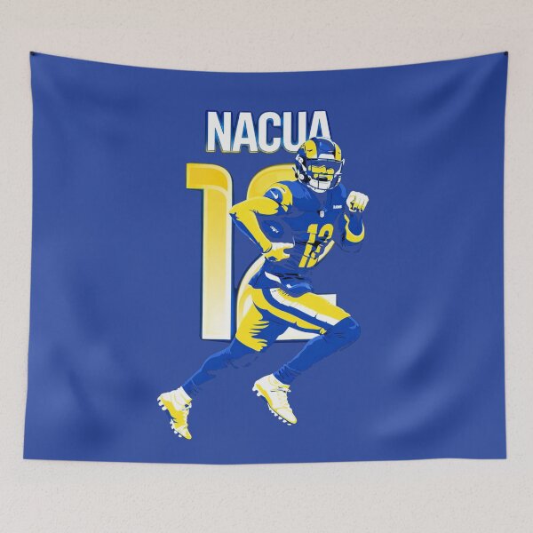 Item preview, Puka Nacua Los Angeles #12 Football Art designed and sold by TheArtOfCar.