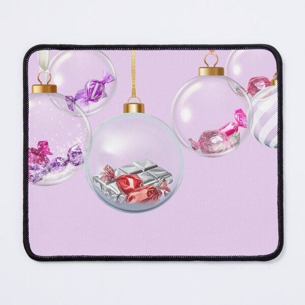 Item preview, Christmas candy inside clear glass baubles designed and sold by thefrenchyviet.