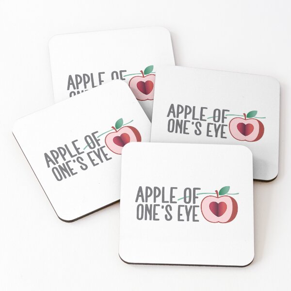 Item preview, Apple Of One's Eye - Classic Idiom Quote designed and sold by PixelGrafiks.