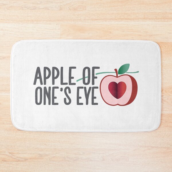 Item preview, Apple Of One's Eye - Classic Idiom Quote designed and sold by PixelGrafiks.