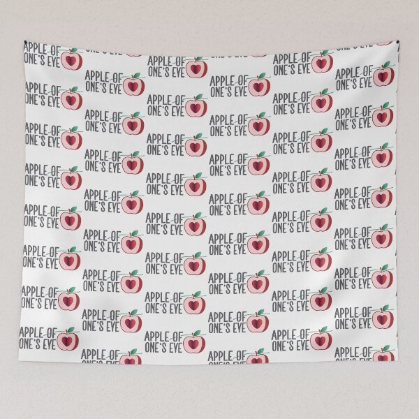 Item preview, Apple Of One's Eye - Classic Idiom Quote designed and sold by PixelGrafiks.