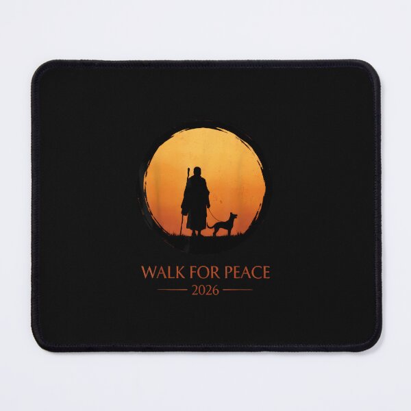 Item preview, Walk For Peace 2026 Zen Sunset Silhouette Aloka Monks Walker designed and sold by Cokonatss.