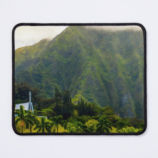 Item preview, Church In Lush Hawaiian Valley designed and sold by CMi-Designs.
