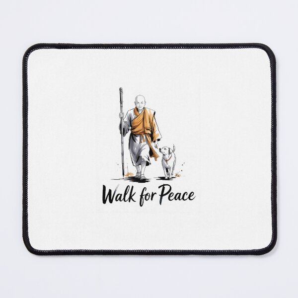 Item preview, Walk For Peace Monks With Aloka Dog designed and sold by Cokonatss.