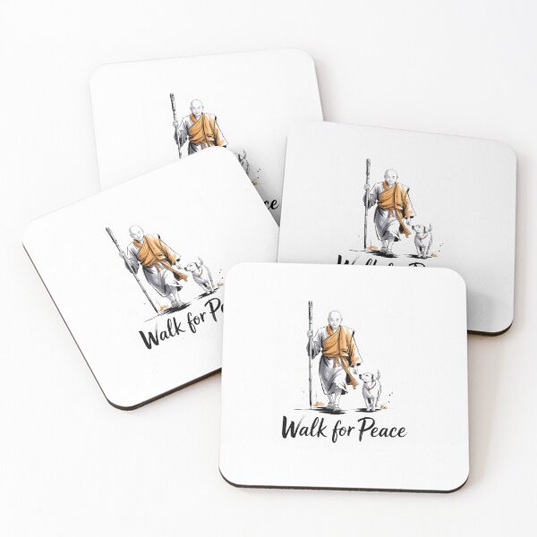 Item preview, Walk For Peace Monks With Aloka Dog designed and sold by Cokonatss.