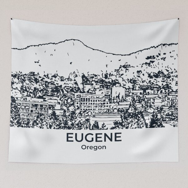 Item preview, Eugene - Oregon designed and sold by Lakeric Cityscapes.