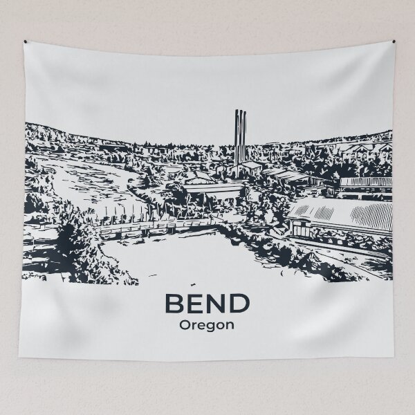 Item preview, Bend - Oregon designed and sold by Lakeric Cityscapes.