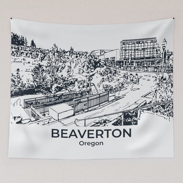 Item preview, Beaverton - Oregon designed and sold by Lakeric Cityscapes.