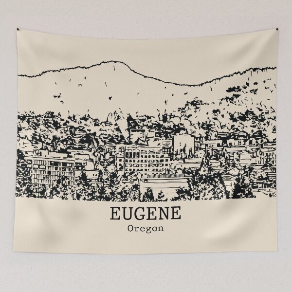 Item preview, Eugene - Oregon designed and sold by Lakeric Cityscapes.