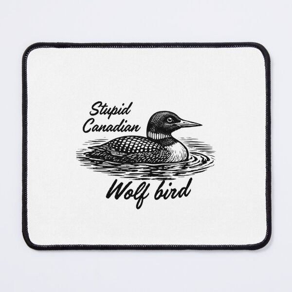 Item preview, Funny Stupid Canadian Wolf Bird Absurd Animal Meme designed and sold by ErlinaFonta4.