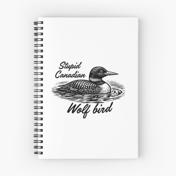 Item preview, Funny Stupid Canadian Wolf Bird  Absurd Animal Meme designed and sold by ErlinaFonta4.