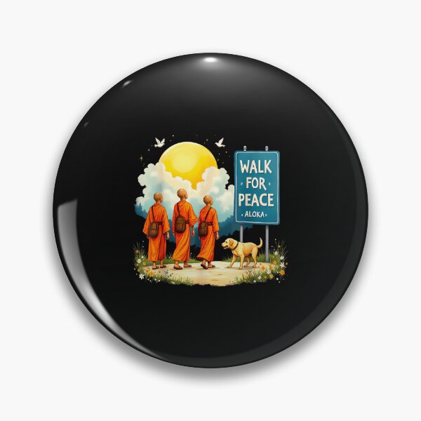 Item preview, Peace Walking Monks And Aloka Dog Walk For Peace Men Women designed and sold by Cokonatss.